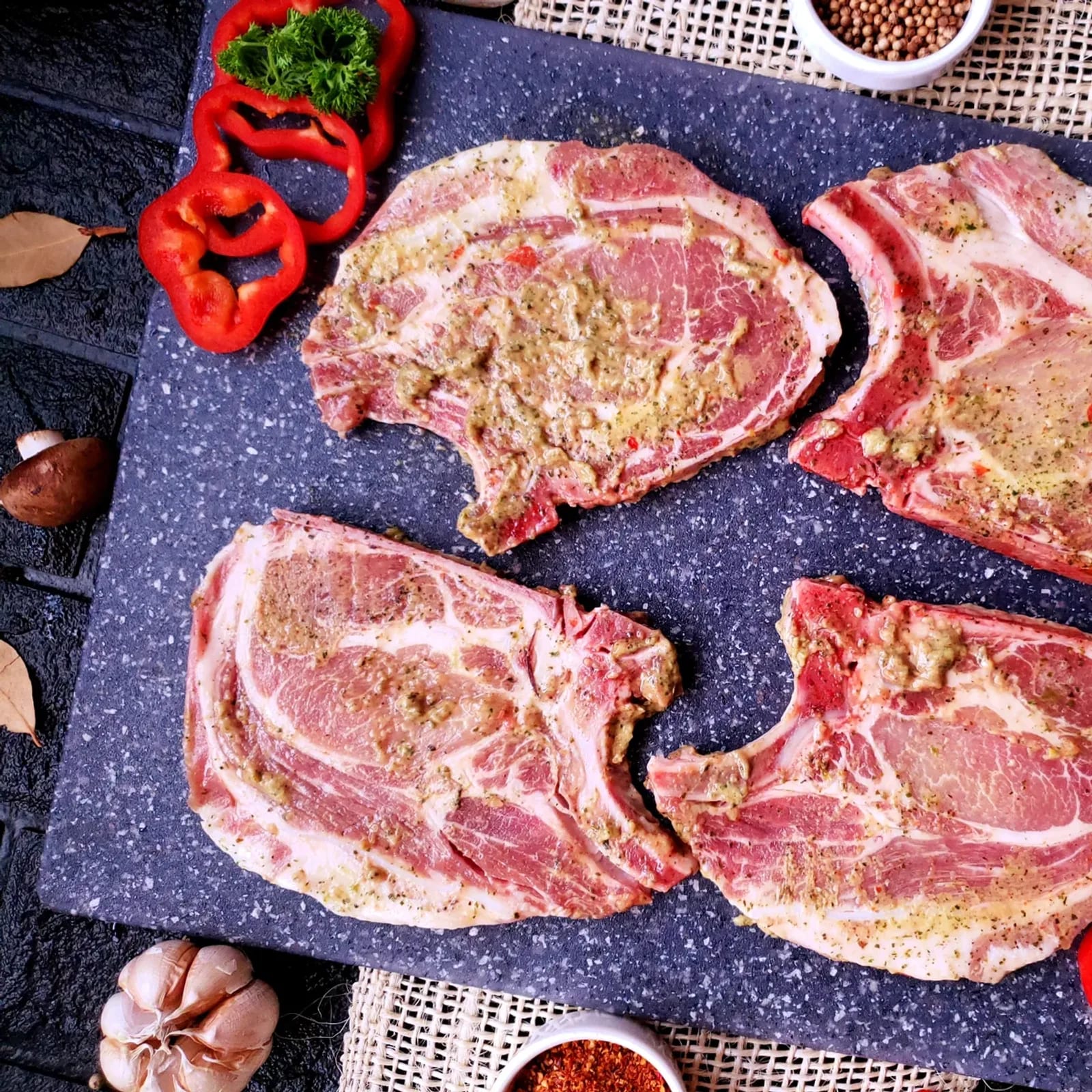 Chuleta de Cerdo Marinada